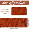 thumbnail image 3 of 6 Pack Cheesecloth Table Runner 10Ft Christmas Gauze Boho Table Runners for Wedding Decor, 3 of 9