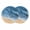 Lake Blue, variant on Green Coastal Beach Round 13 Inch Placemats Set of 2, Summer Nautical Ocean Beige Seaside HeatResistant Non Slip Place Mats for Dining Table, Wipeable Braided Kitchen Table Mats for Housewarming