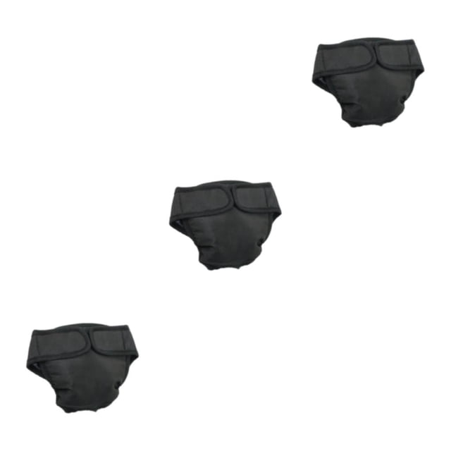kurtrusly Physiological Pants For Dogs Experience And With These Tailored Pants Reusable Classic Black L 3Set