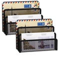 thumbnail image 1 of Organizador de Correos Marbrasse de Malla Metálica con 3 Compartimentos, Paquete de 2, 1 of 6