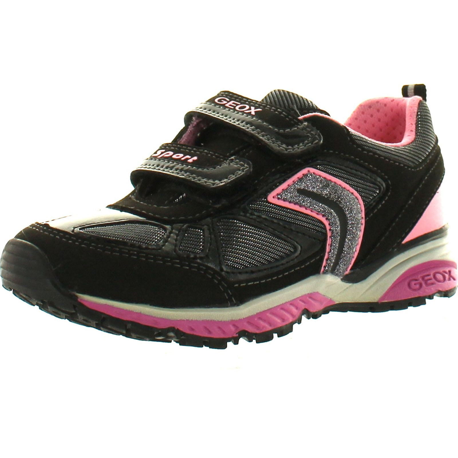 Afspraak Aanzetten Humaan Geox Girls J Bernie Fashion Sneakers, Black/Lt Pink, 39 - Walmart.com