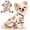 Cute Monkey, variant on Dog Pajamas Pjs All Season Dog Clothes for Small Dogs Girl Boy, Soft Stretchy Tiny Chihuahua Yorkie Puppy Clothes Doggie Onesies Cat Pet Jammies Outfit, Pink Butterfly XS