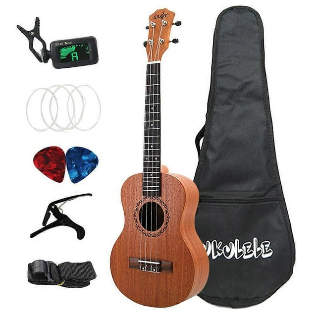 26 Inch Ukelele Tenor Sapele Acoustic Guitaar for Beginner Kids