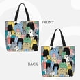 thumbnail image 2 of Xecao Different Cats for​Reinforced Shoulder Tote Bag Scratch-Proof Design Spacious Organizer Crossbody Carry Daily Commute Must-Have, 2 of 7