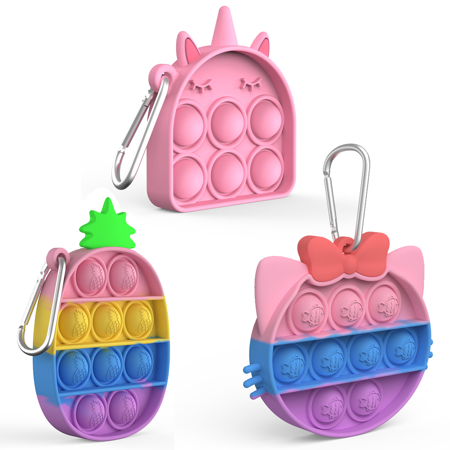 EXDOLL Pop on Its Fidget Toys Pop It Simple Dimple Poppers Fidgets