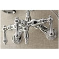 thumbnail image 4 of Aqua Vintage AE420T5 Clawfoot Tub Faucet with Hand Shower, Oil Rubbed Bronze, 4 of 7