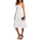 thumbnail image 5 of SAYOO Un vestido de cóctel elegante de encaje floral y rodilla sin mangas SAYOO  moda, 5 of 8
