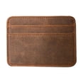 thumbnail image 2 of Horivan Mini RFID Blocking Leather Card Holder Wallet with Zipper Pocket for Cash and Coins Slim Compact Travel Organizer for Men and Women Multi-Function Essential Card Case Purse, 2 of 7