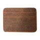 thumbnail image 2 of Minicartera portátil de cuero con múltiples compartimentos para tarjetas, efectivo, llaves y objetos pequeños, en color negro, marrón o café., 2 of 7