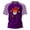 Purple, variant on Men T-Shirt Carnival Clothes For Carnival Graphic T Shirt Casual Short Sleeve Tee For Festival Celebration And Daily Wear Red XXL