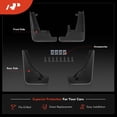 thumbnail image 3 of A-Premium Splash Guard Mud Flaps Mudguards Replacement for Infiniti QX50 2019 P71A Series Front and Rear Sport Utility 4-PC, 3 of 8