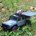 thumbnail image 4 of Tienda Techo Automóvil RC, 4.56x3.86in aleación Aluminio Simulación Automóvil RC Toof Toat Tour Cuerpo Lluvia Sunshade Accesorio Decoración Sunshade Para Traxxas 1/18, 4 of 7
