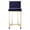 Navy, variant on Pangea Home Dexter Counter Stool Faux Leather Black