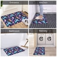 thumbnail image 3 of Exotic Multicolor Cockatoo Parrot Front Door Mat, Indoor Mats for Bedroom Bathroom Kitchen, Floor Mat Non-Slip, Soft Carpet Floor Cover Machine Washable Entryway Mat - 20x31.5in, 3 of 5