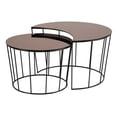 thumbnail image 1 of Mesa de Centro Kessa Muebles Nogal 76 x 45 x 76 cm, 1 of 5