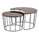 thumbnail image 1 of Mesa de Centro Kessa Muebles Nogal 76 x 45 x 76 cm, 1 of 5