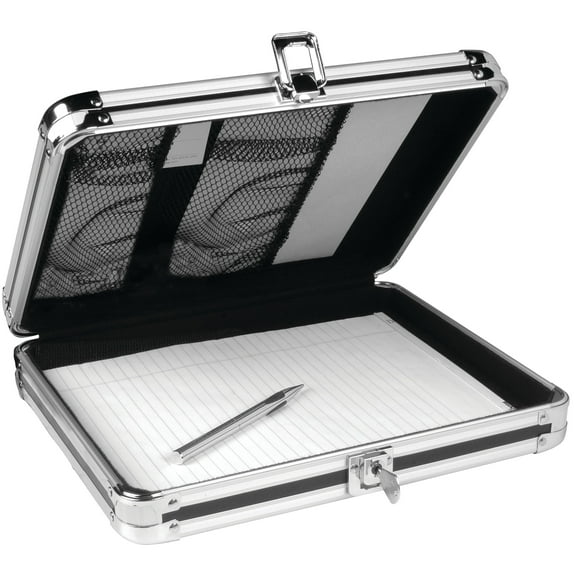 Vaultz® Storage Clipboard, 8 1/2" x 11", Black