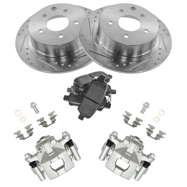 Complete Rear Brake Kit For Chevy Silverado/Sierra 1500 & Tahoe - Rotors, Calipers, Pads Included 10 thumbnail image