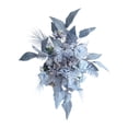 thumbnail image 1 of Guirnaldas florales decorativas de flores artificiales para fondo de boda, elegantes y hechas a mano Azul, 1 of 9