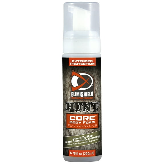 Elimishield HUNT Core Body Foam for Hunters, Eliminates Odors, Unscented 6.7oz