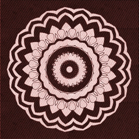 Ahgly Company Machine Washable Indoor Square Transitional Chocolate Brown Area Rugs, 7' Square