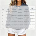 thumbnail image 4 of Byworldtasic Long Sleeve Sweatshirt for Women Half Zip Fuzzy Oversized Pullover Tops Loose Warm Sweatshirts, 4 of 8