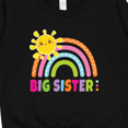 thumbnail image 3 of Inktastic Family Big Sister with Rainbow Toddler Sweatshirt, 3 of 4