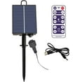 thumbnail image 1 of HUGFEGWE Solar Battery Box for LED String Lights, Outdoor String Lights Control Panel with DC Charging 8 Remote Control Modes Pack Powered Lithium Panel Light w/Remote Control (24V) CA919-67875, 1 of 9
