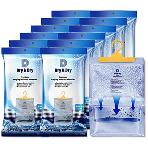 Absorbedores de humedad Dry & Dry 12 unidades 400 ml