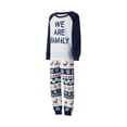 thumbnail image 5 of We Are Family Letter Print Christmas Pajamas For Family, 5 of 10