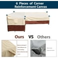 thumbnail image 3 of Westblue Waterproof Outdoor Sectional Cover, L-Shaped-85"X110", 3 of 8