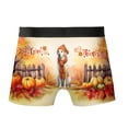 thumbnail image 2 of Happy Thanksgiving Labrador Retriever Give Thanks Fall Beanie Scarf Welcome All Over Print Boxer Briefs Underwear for Men Dad Lab Dog Lover Gifts - 00020, 2 of 6