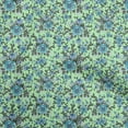 thumbnail image 1 of oneOone Rayon Mint Green Fabric Florals Fabric For Sewing Printed Craft Fabric By The Yard 56 Inch Wide, 1 of 4