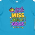 thumbnail image 4 of Inktastic Little Miss Mardi Gras with Crown and Dots Girls Toddler T-Shirt, 4 of 5
