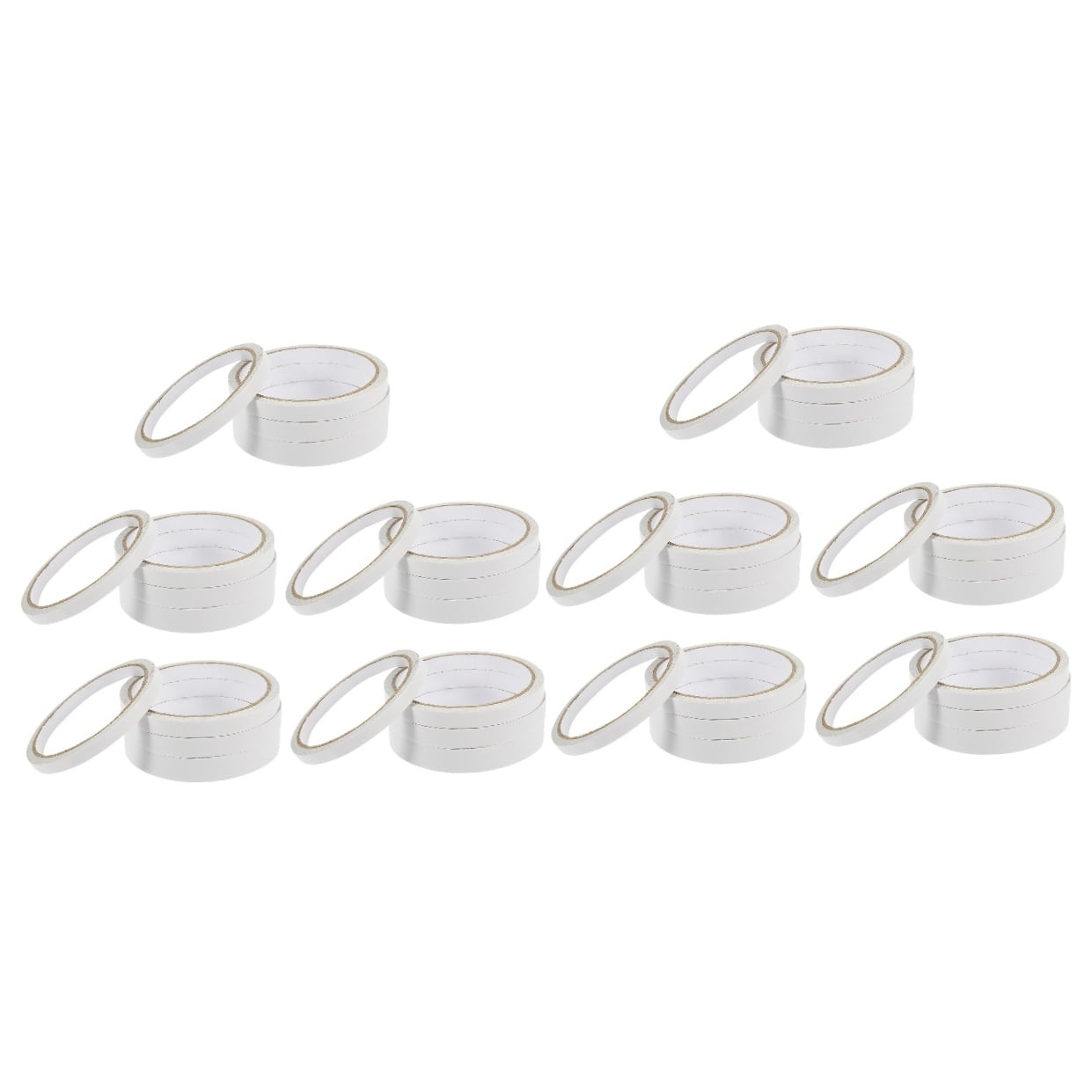 Raindrops 40 Rolls  of Office Double Side Tapes Office Accessories Strong Adhesive Tapes (White)