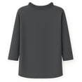 thumbnail image 2 of Blusa George para Mujer, Manga 3/4 Negro Talla Eg, 2 of 4