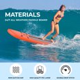 thumbnail image 4 of streakboard Inflatable Stand Up Paddle Board SUP, Non-slip Deck with 3 Fins, 10FT Adjustable Paddle, Backpack, Leash, 4 of 9
