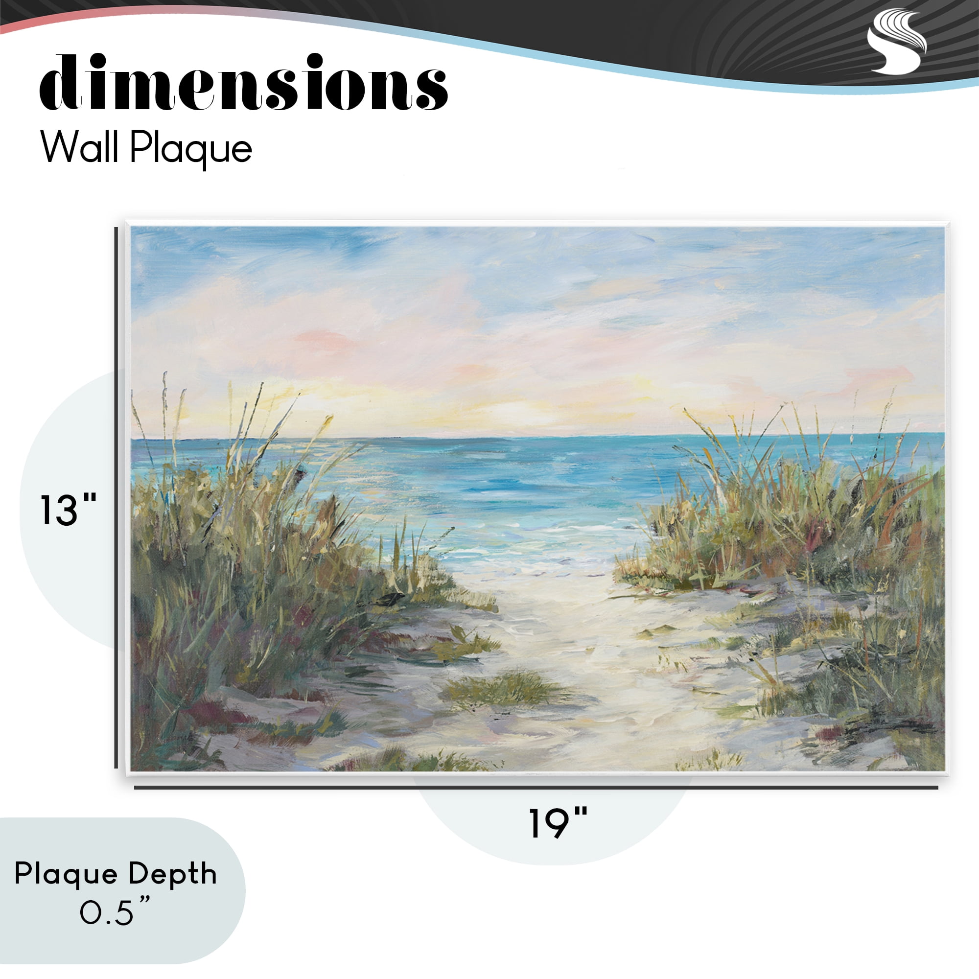 Stupell Industries Walk To The Beach Wall Plaque Art, design by Julie DeRice