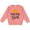 thumbnail image 2 of Inktastic Basketball Girl Sports Toddler Sweatshirt, 2 of 4