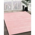 thumbnail image 2 of Ahgly Company Indoor Square Contemporary Pastel Pink Abstract Area Rugs, 4' Square, 2 of 6