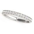 thumbnail image 1 of 14k White Gold Prong Set Wedding Band with Diamonds (1/3 cttw) Size 9, 1 of 2