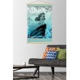 thumbnail image 2 of Disney The Little Mermaid - Ariel - Splash Wall Poster with Wooden Magnetic Frame, 22.375" x 34", 2 of 3