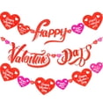thumbnail image 6 of nvzhuang Valentine's Day Banner Heart Letter Glitter Funny Hanging Decoration for DIY Door Tree Home Party, 6 of 8
