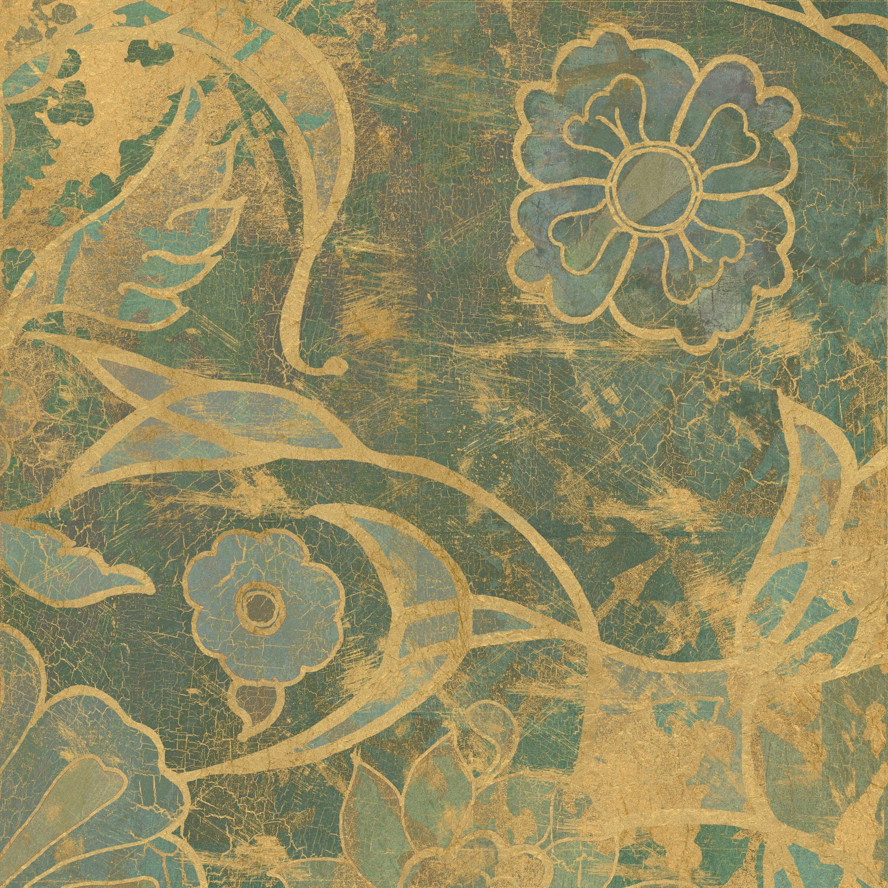 "Persian Tile I" Painting Print on Wrapped Canvas