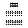 thumbnail image 2 of relayinert 12pcs/set Non Slide Grippers Multiple Shapes To Choose For Fit Non Slide Black Triangles 5Set, 2 of 6