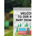 thumbnail image 2 of Printtoo White Welcome To Our Home Away From Home Campsite Personalized Camping Flags For Campers Double Sided CampsiteFlagOutdoor GardenFlags, 2 of 4