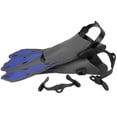 thumbnail image 3 of goowrom Ensemble de Palmes de Plongée Unisexe, Palmes de Plongée à Sangle Réglable avec Sac en Filet pour Snorkeling Natation, 3 of 9