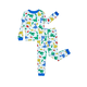 thumbnail image 1 of PatPat Pijamas de bambú para niños pequeños y niños con estampado divertido (conjunto de 2 piezas ajustado), 1 of 3