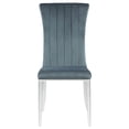 thumbnail image 4 of Beaufort Upholstered Dining Side Chair Steel Grey (Set of 2), 4 of 11