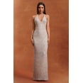 thumbnail image 1 of Vestido largo bellabarnetten Ibbie Halter sin mangas con cuello en V, 1 of 6